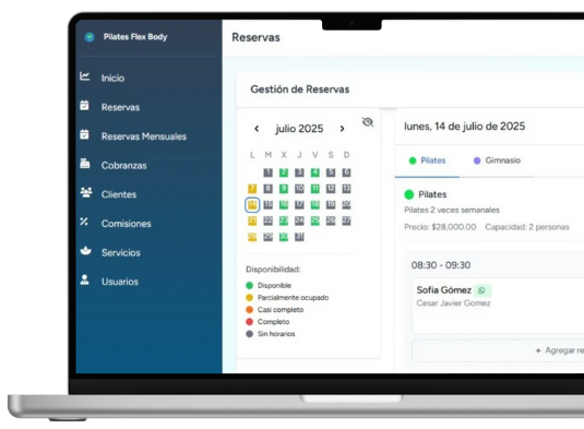 Captura de pantalla de la app Bienestar Máximo